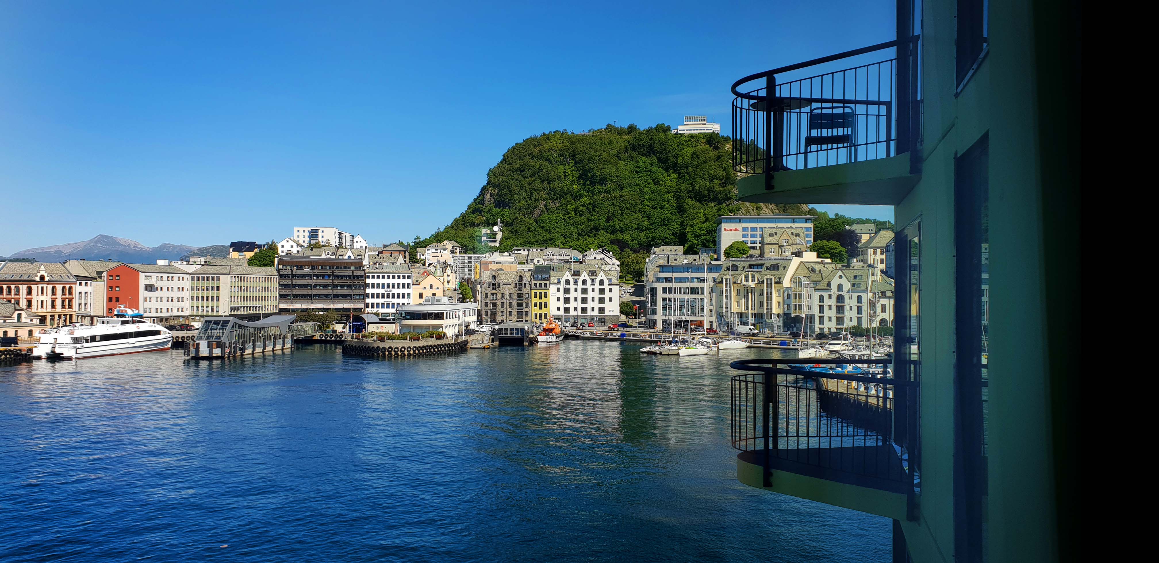 Utsikt fra Thon Hotel Ålesund