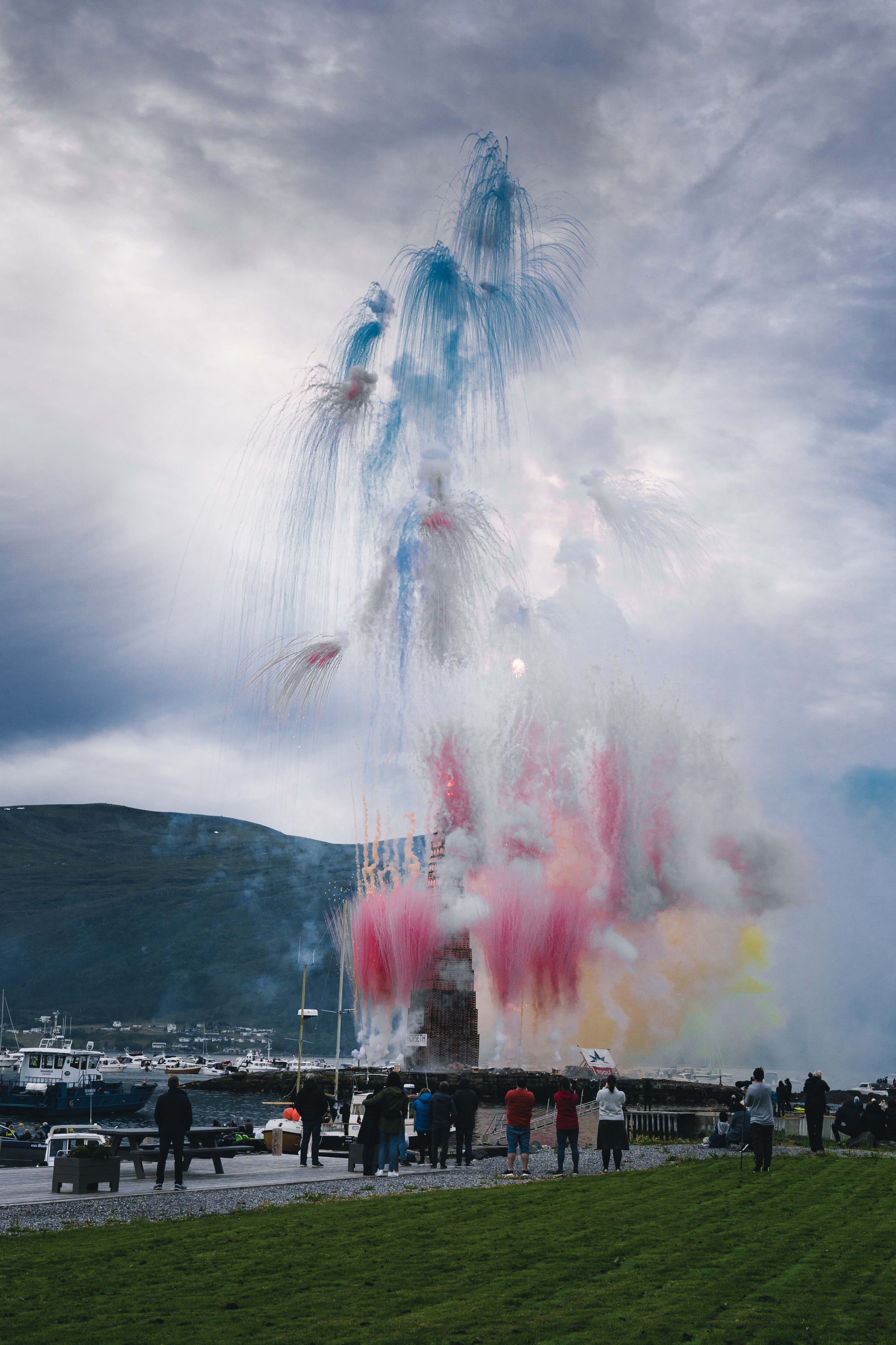 Slinningsbålet 2021.