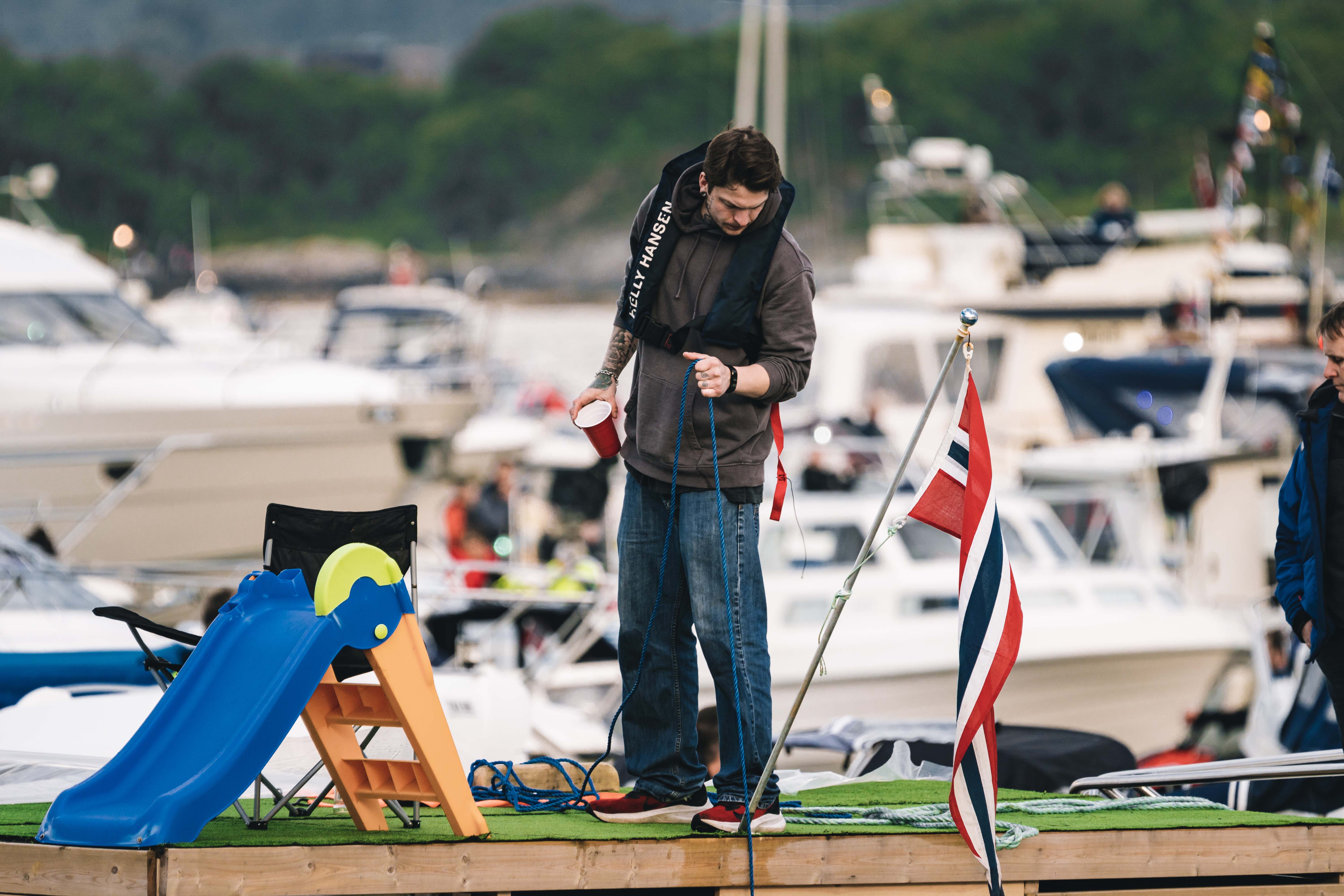 Slinningsbålet 2021.