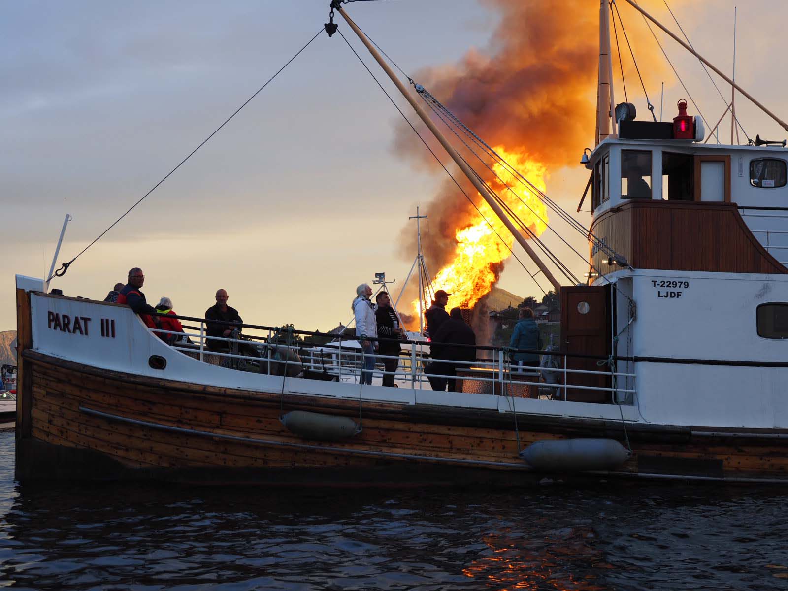 Slinningsbålet 2021.