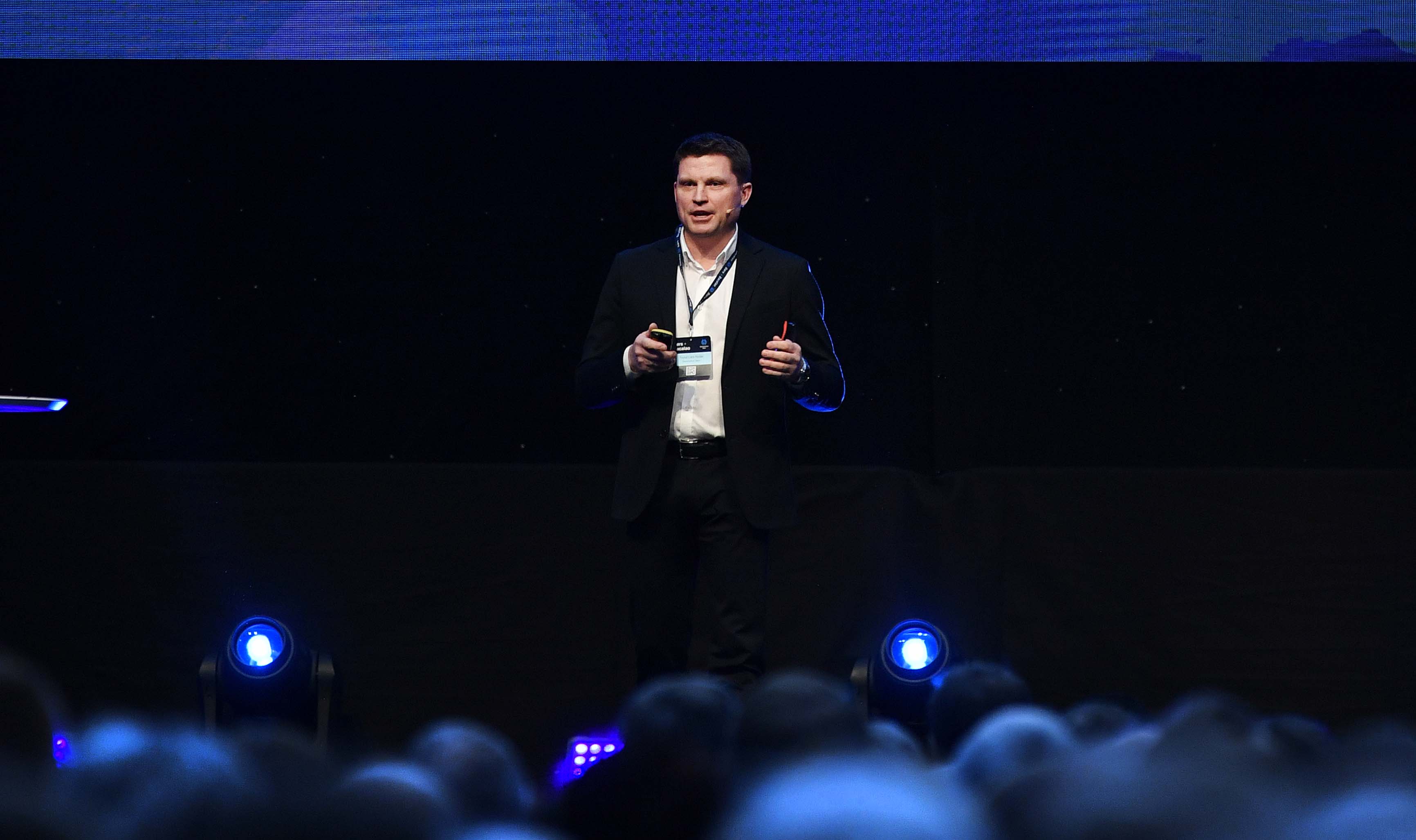 Administrerende direktør i Sparebanken Møre, Trond Lars Nydal kunne fortelle om en bank i medvind.