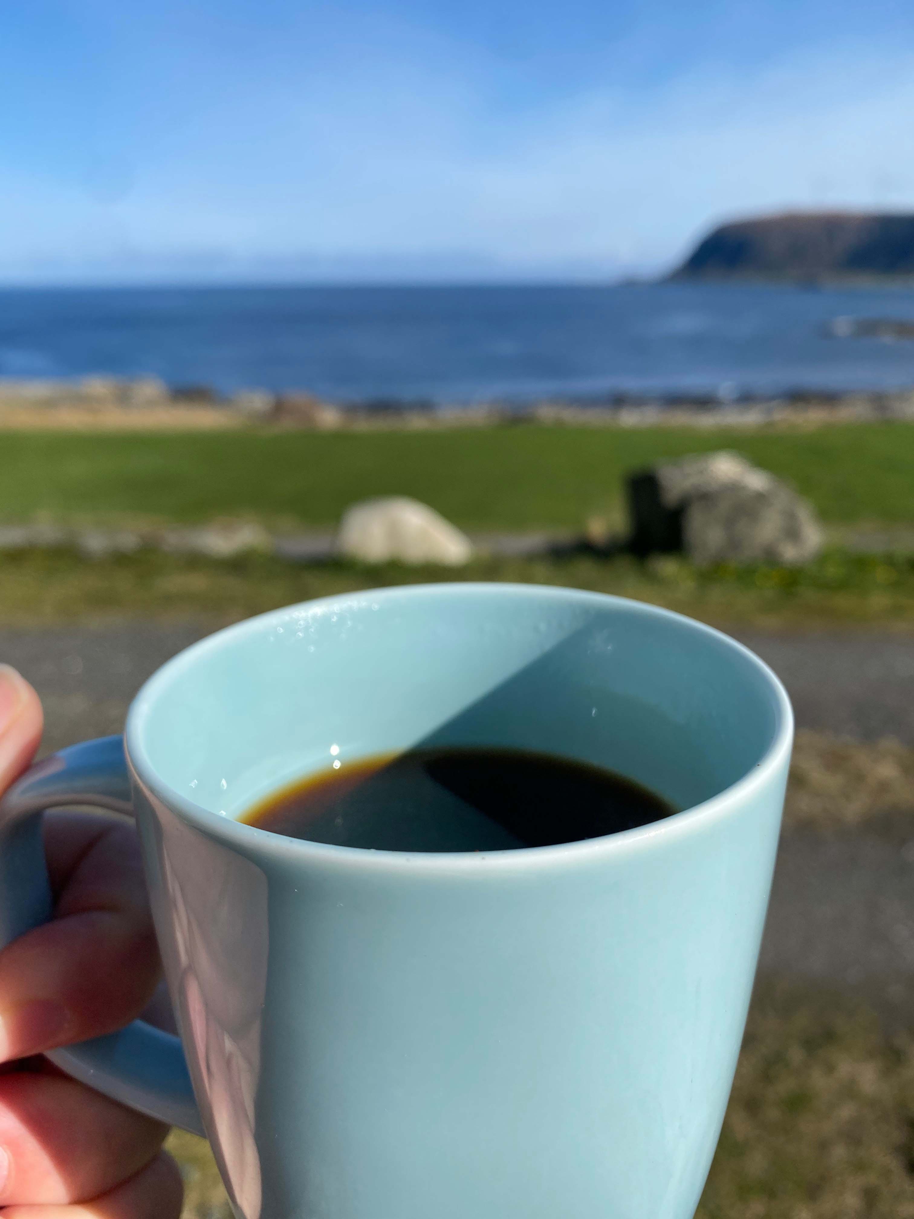 Morgenstund på trappa