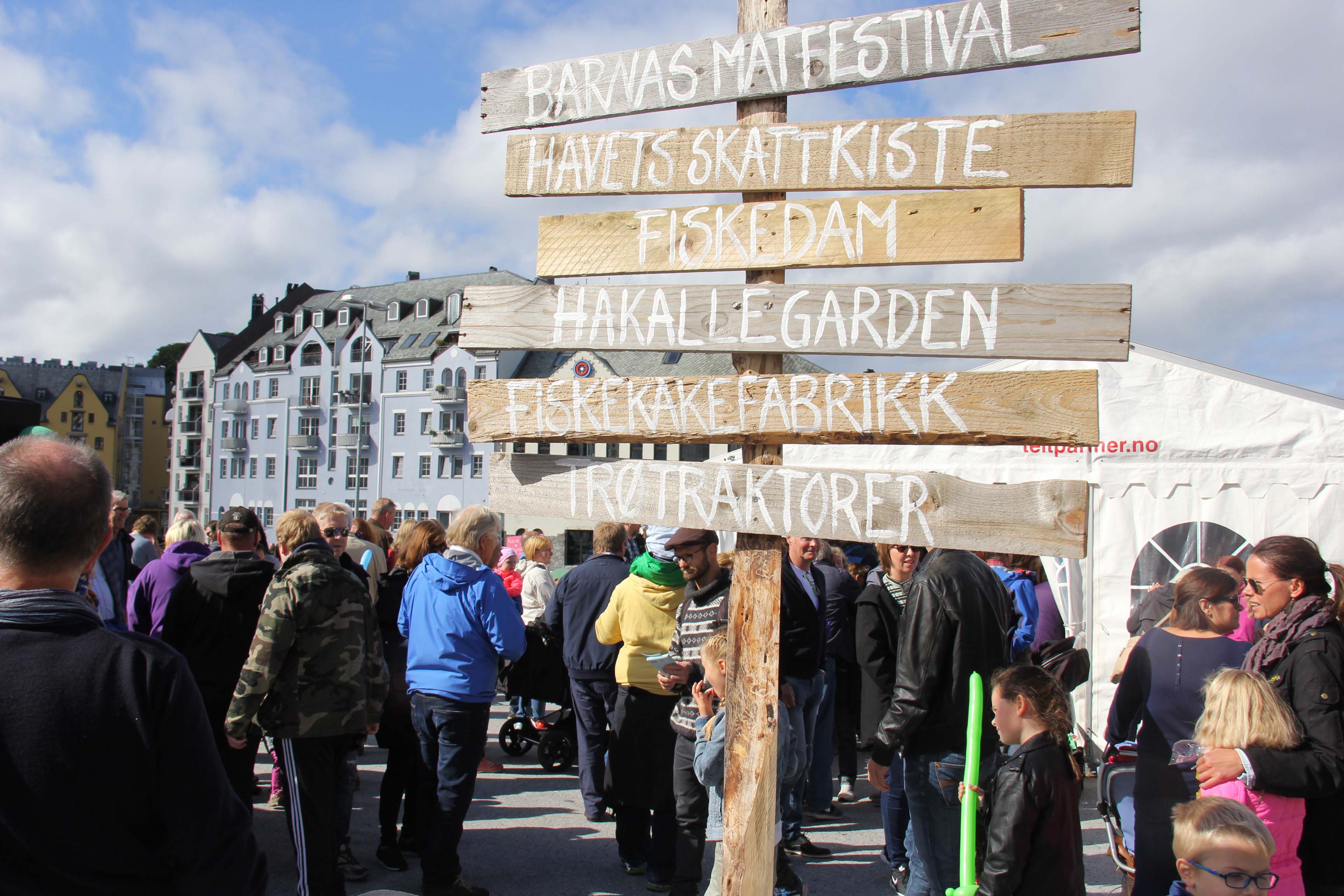 Barnas Matfestival er et svært populært innslag. I år med utvidet tilbud for alle de små besøkende.