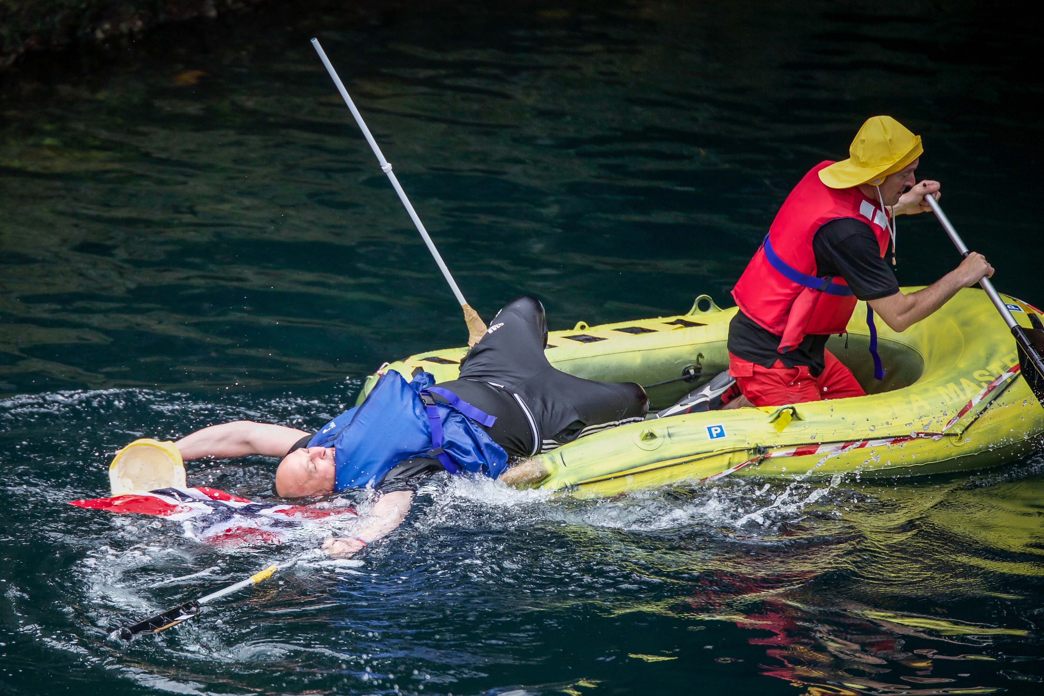 Litt usikker på hva som skjer her, men moro var det! Ålesund Gummibåtfestival 2017