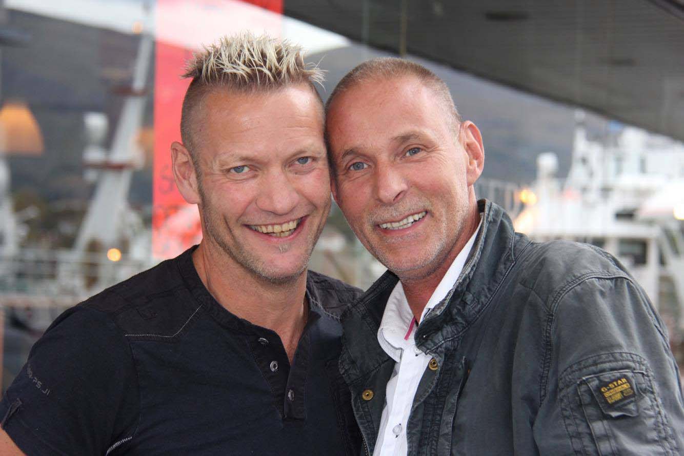 To glade trubadurer Jan Ketil Duaas "Drengen" og Idar Godø.