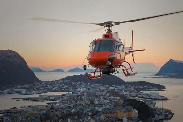 Ålesundsselskapet Orange Aerial har mange internasjonale filmoppdrag.