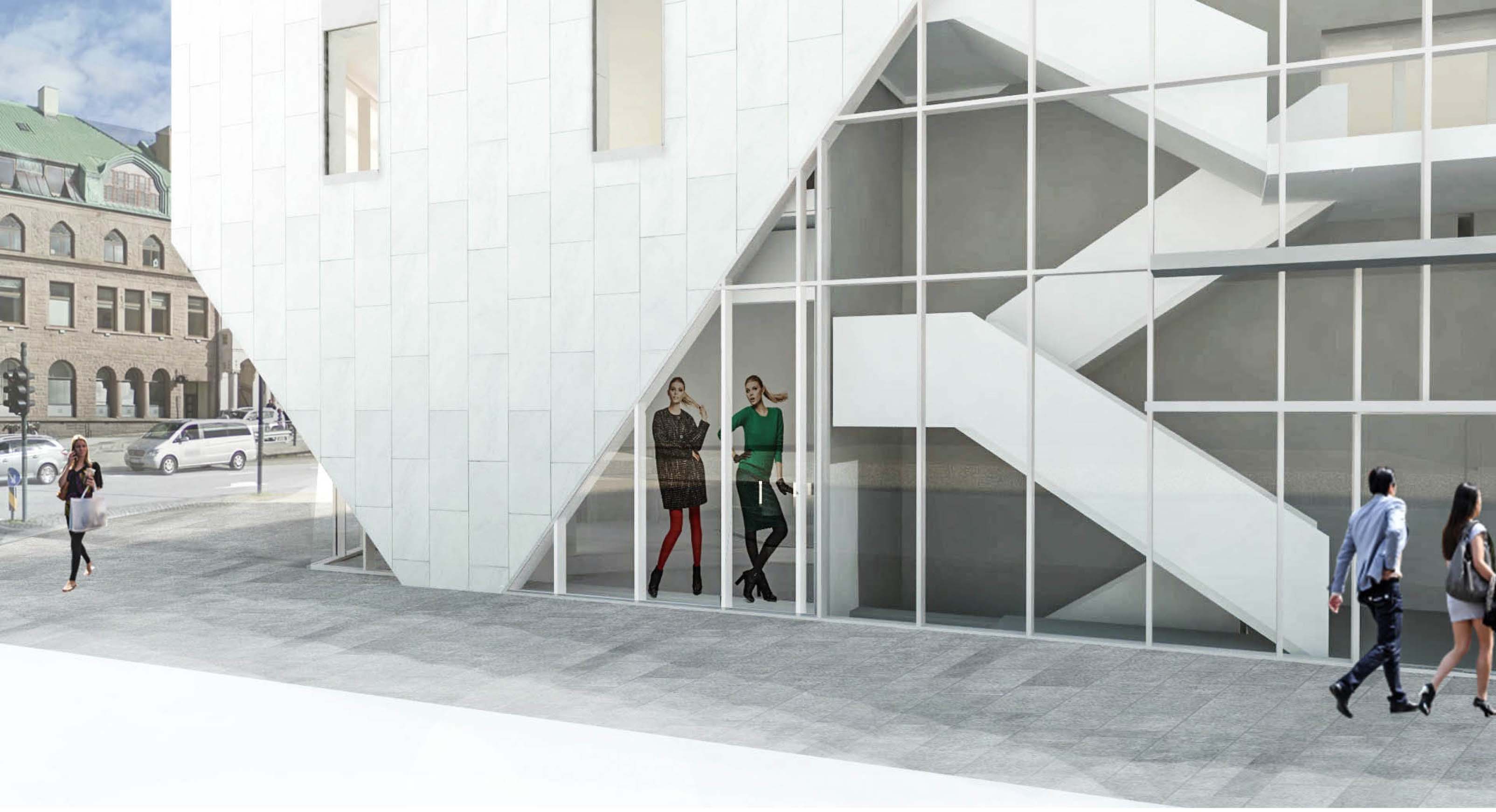 Skisse fra Plot arkitekter.