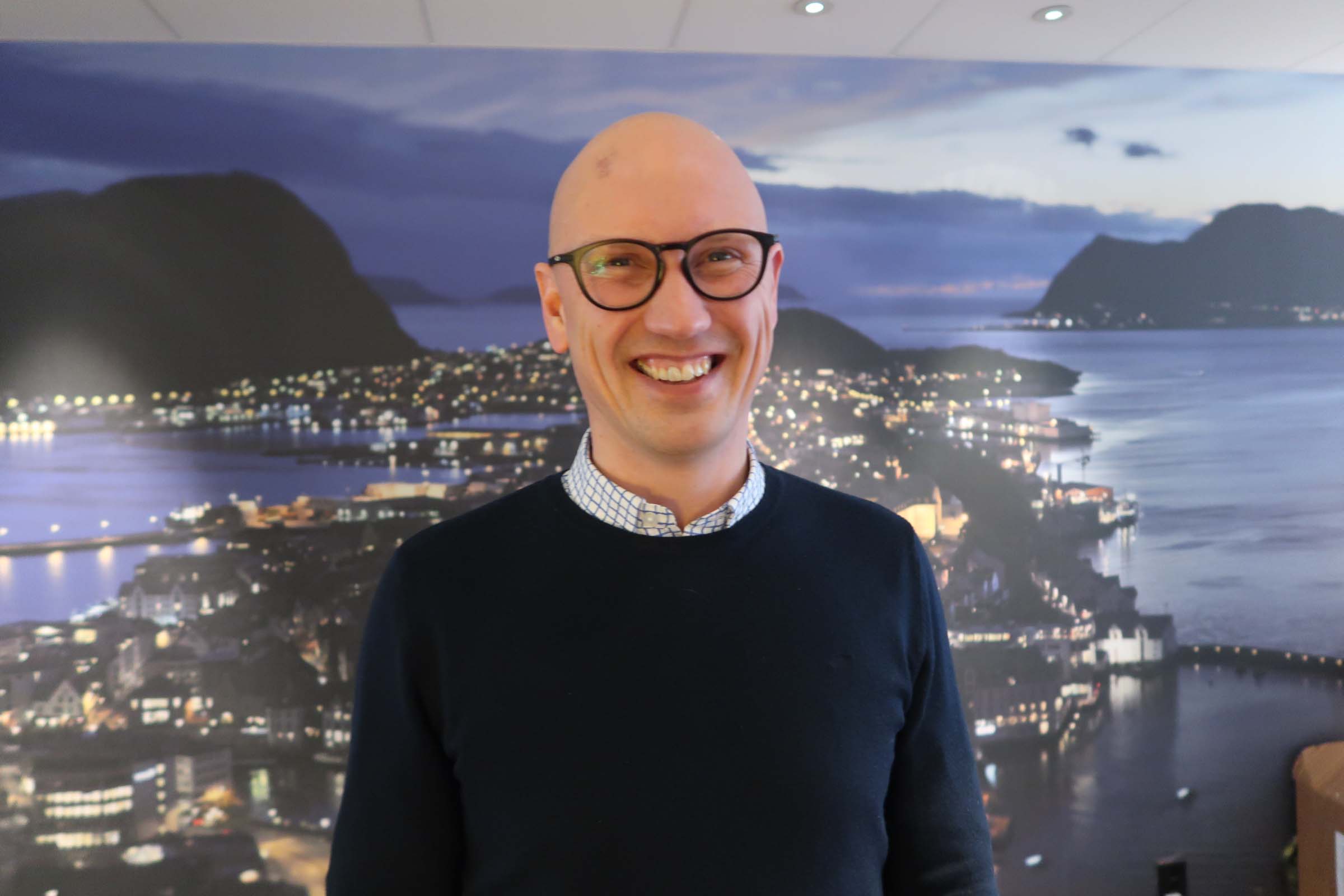 Tom Anker Skrede ser fram til å vise fram hva vi har i Ålesund og regionen Sunnmøre.