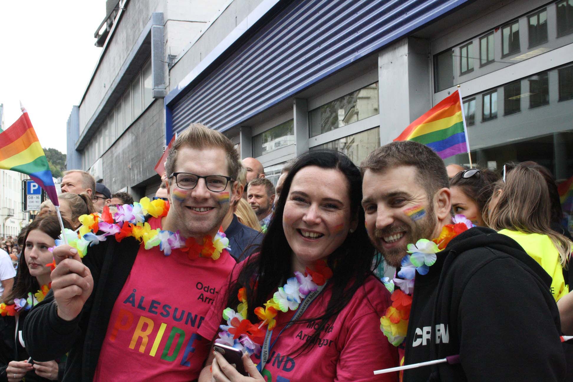 Fv. Arrangørene Odd-Johan Fiskerstrand, Monica Molvær, Rolf Andre Kvalø. Foto: Thomas Støyva.